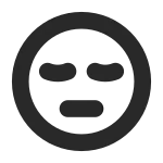 Pensive Face SVG Icon